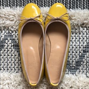 Sorriso Patent Yellow Ballerina Flats